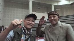 Ketua Pepadi Kab. Banyumas Bp. Sriyono (kanan) dan penulis. | Dokpri