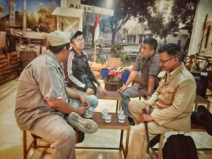 Dokpri foto diskusi 7 November 2020 di museum Reenactor Ngalam