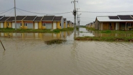 Ilustrasi Perumahan Villa Kencana Cikarang terendam banjir (Detik) 