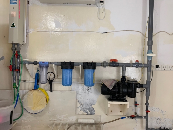 (g. 2.6 alat penyaring dan penyiapan air bagi budidaya plankton) | dokpri