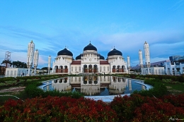 Megahnya bangunan ini sebagai landmark Banda Aceh (Dokpri)