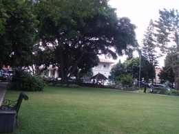 Dokumentasi pribadi. Di belakang rindangnya pepohonan disana, adalah rumah Raden Saleh. Masih terasa segar dengan rindang nya hijau pepohonan .....