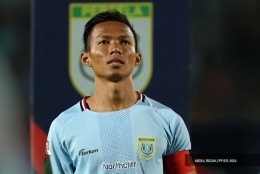 Kapten Persela Lamongan Eky Taufik Febriyanto, salah satu pemain Liga 1 yang meramaikan tarkam. Foto: perselafootball.com