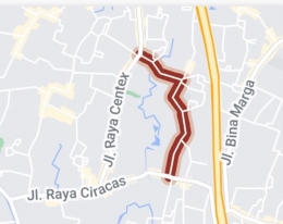 Sumber : google map, Jl. Pengantin Ali
