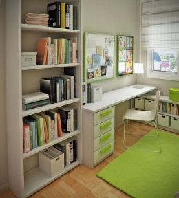 Ruang belajar yang nyaman akan membantu seseorang untuk fokus dengan apa yang dikerjakannya (Sumber gambar:https: www.rumahkuunik.com)