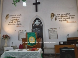 Dokumentasi pribadi|Chapel RS PGI Cikini, gereja kecil yang hanya bisa menampung puluhan jemaat untuk beribadah ...
