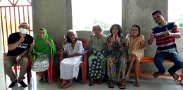 Kegiatan sosial komunitas Ketapels di Panti Lansia Berdikari Tiga Raksa- dokpri