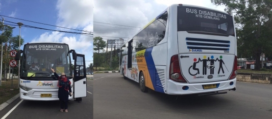 Bus Disabilitas NTB Gemilang (Sumber: Dokumentasi Pribadi)