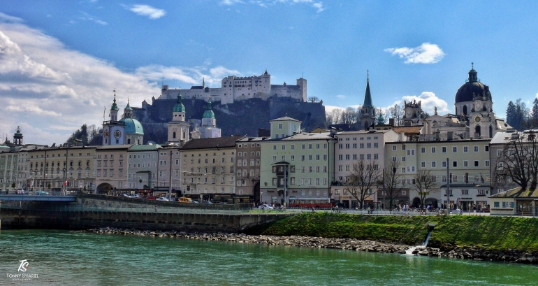 Panorama kota Salzburg. Sumber: koleksi pribadi