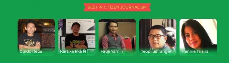 Nomine Best in Citizen Journalism (Dokumentasi Kompasiana)