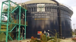 PLT Biogas (Image Source : Tribunnews)