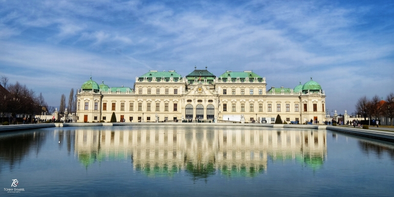 Istana Belvedere Atas - Wina. Sumber: koleksi pribadi
