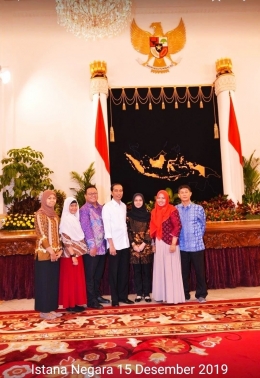 Acara spesial Kompasianival 2015 kunjungan ke Istana Negara makan siang bersama Presiden Jokowi/dokpri