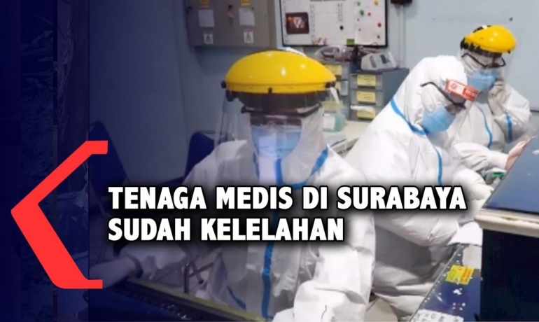 Saat lelah fisik dan mental nyaris menyentuh batas kewarasan (youtube kompastv).