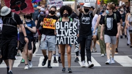 sumber ; https://edition.cnn.com/2020/06/23/politics/black-lives-matter-support-impact/index.html