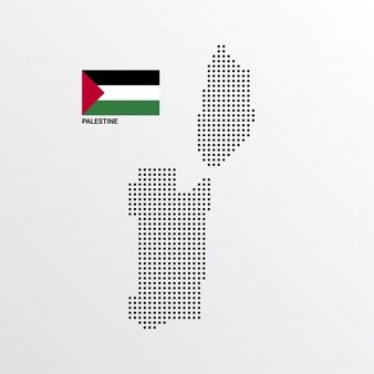 Ilustrasi peta Palestina diunduh dari freepik.com 