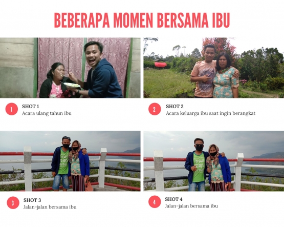 Beberapa momen bersama ibu (Dok. pribadi)