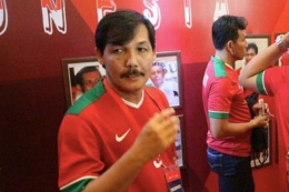 Legenda timnas Indonesia, Ricky Yacobi (Jalu W Wirajati/Kompas.com)
