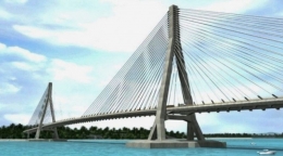 Penampakan Jembatan Pulau Balang | Source KemenPUPR