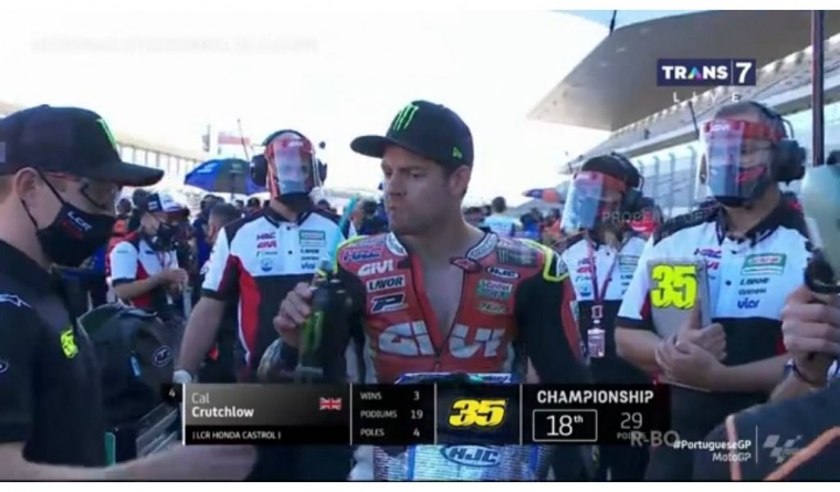 Cal Crutchlow adalah satu di antara pembalap MotoGP yang akan mengakhiri musim balapnya di 2020. Gambar: Motogp/Transmedia