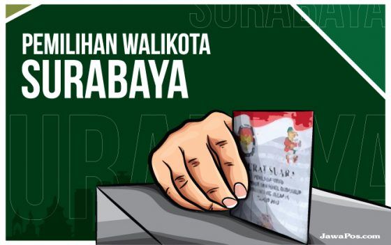 Pemilihan Walikota Surabaya akan diselenggarakan pada 09 Desember 2020.