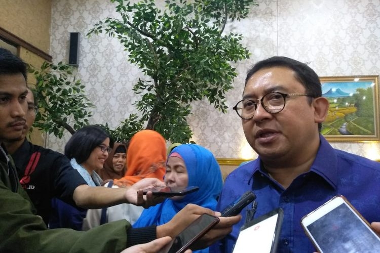 Waketum Gerindra Fadli Zon di di Restoran Raden Bahari, Jakarta, Jumat (27/12/2019). (Foto: KOMPAS.com/TSARINA MAHARANI)