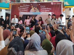 Meet and Greet cast film Milea: Suara dari Dilan (Sumber: lipuan6.com)