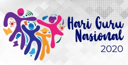 Logo Hari Guru Nasional 2020. /Kemendikbud/Teguh Prasongko E