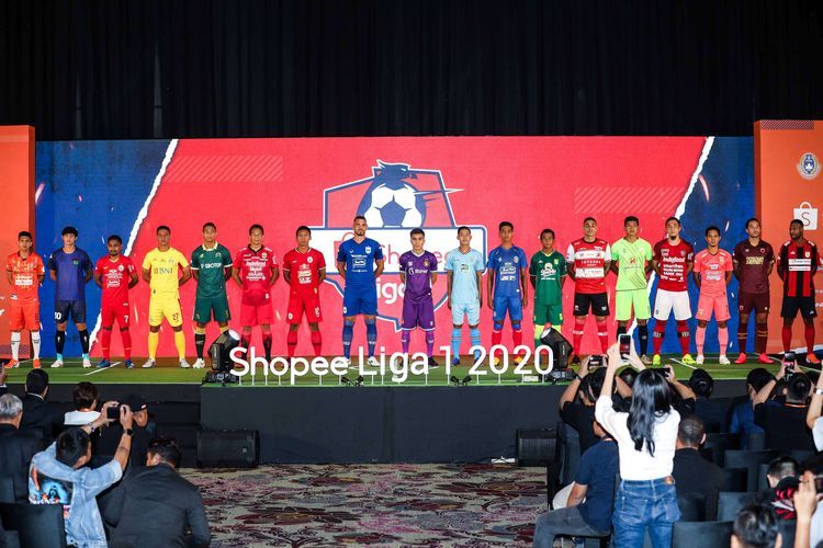 Para perwakilan pemain dari Klub Liga 1 2020. Foto Kompas.com