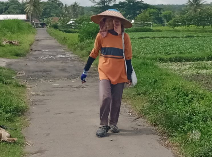 Senyum manis. Foto sendiri