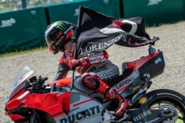 Lorenzo sempat kembali bertaji dengan Ducati. Gambar: Spas Genev via Clubs1.net