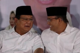 Prabowo dan Anies Baswedan. Sumber foto: Kompas.com/Kristianto Purnomow