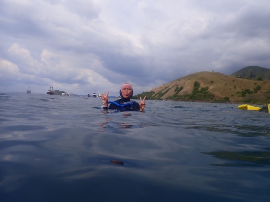 Setelah snorkeling di Pulau Menjarite (dok. Dedy)