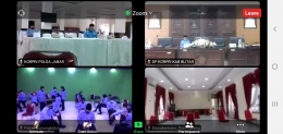 Upacara HUT ke 49 Korpri secara virtual (tangkap layar zoom)