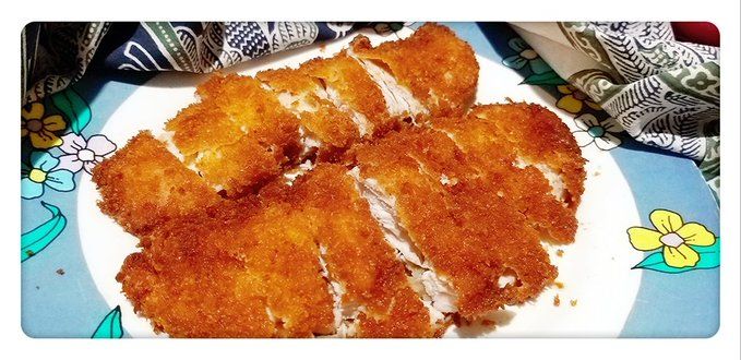 Chicken katsu yang tak kalah nikmat dengan sajian rumah makan favorit. (Foto: Dokumentasi pribadi)