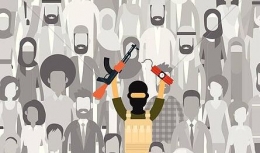 Ilustrasi Teroris (gograph.com)