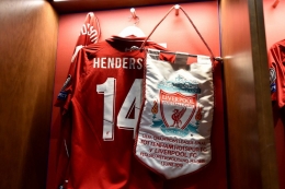 Jersey kapten tim Liverpool, Jordan Henderson. | Twitter Liverpool FC News @LivEchoLFC