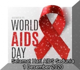 Selamat Hari AIDS Sedunia 1 Desember 2020 (diolah dari freepik)