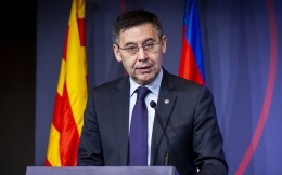 Presiden Barcelona, Josep Maria Bartomeu baru saja mundur dari jabatannya, Oktober lalu. | foto: fcbarcelona.com