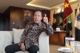 Mantan Gubernur DKI Jakarta, Sutiyoso | KOMPAS.com/ Bonfilio Mahendra Wahanaputra Ladjar