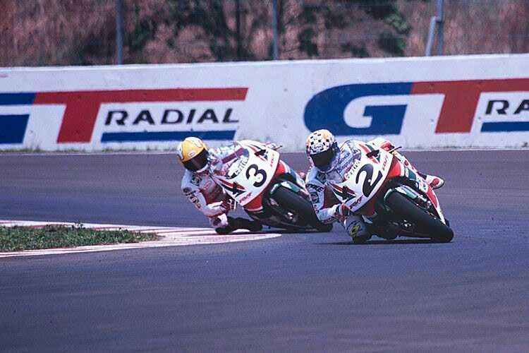 Balapan WSBK 1997 di Sentul, Indonesia. Gambar: Worldsbk.com