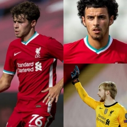 Pemain muda Liverpool: Neco William, Curtis Jones dan Coimhin Kelleher/via liverpoolfc.com
