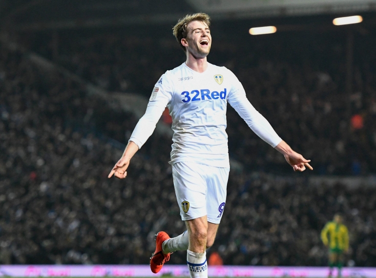 Striker utama Leeds United, Patrick Bamford./Sumber : Getty Images dalam SportsJOE