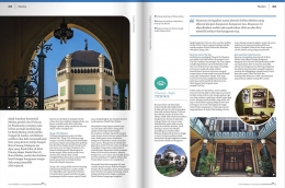 Tulisan kota medan di majalah Colours Garuda Indonesia | dokpri