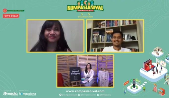 Si pipi gembil isi communitalk (tangkapan layar Kompasianival)