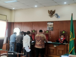 Sidang gugatan wanprestasi terhadap PT.Indotruck Utama di Pengadilan Negeri Jakarta Utara | dokpri