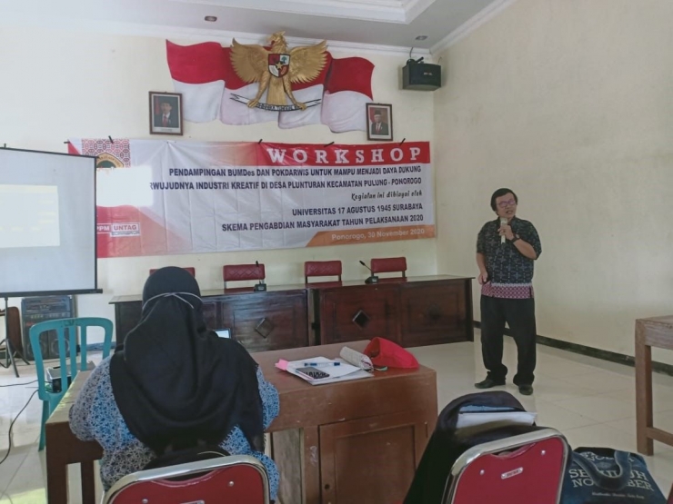 Workshop yang dilakukan di Desa Plunturan ( 30/11/2020 ) Dokpri