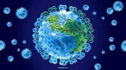 Gambar ilustrasi virus corona