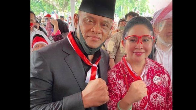 Presidium Koalisi Aksi Menyelamatkan Indonesia (KAMI) Gatot Nurmantyo bersama Titiek Soeharto (Instagram/@titieksoeharto).