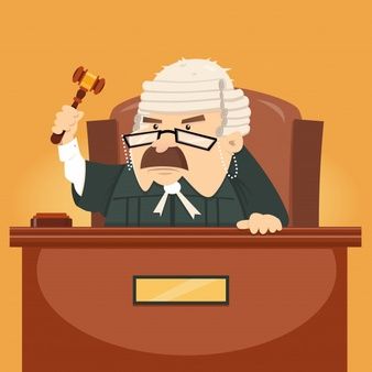 Ilustrasi hakim yang menghakimi diri sendiri. Sumber foto freepik